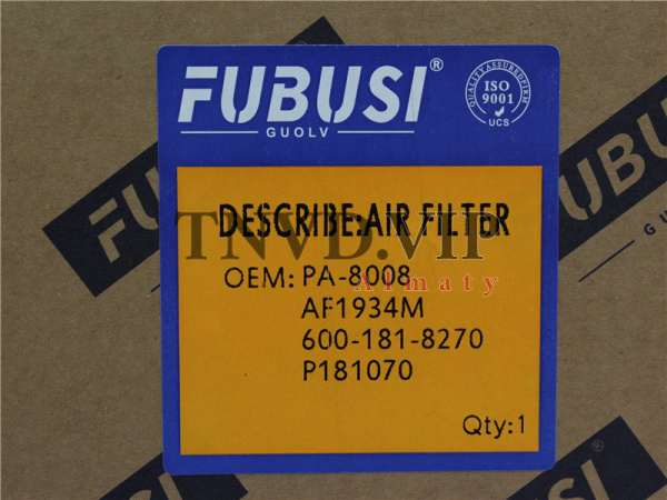 Фильтр воздушный PA-8008/AF1934M Экскаватор KOMATSU PC300-5 [39891]