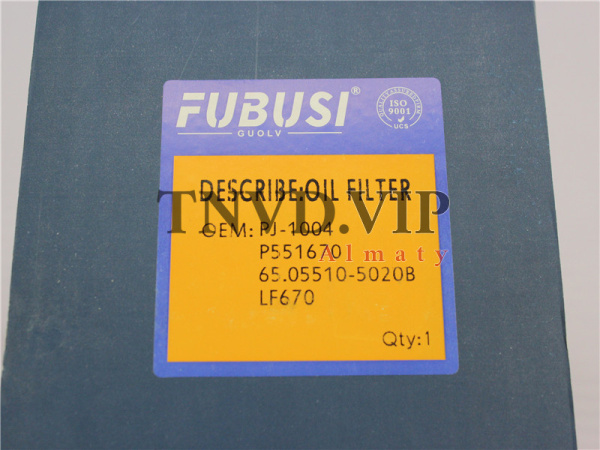 Фильтр масляный PJ-1004/P551670 Экскаватор DOOSAN DX300/DX300LC-7 [39873]