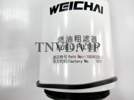 Фильтр топливный 1000422383 WEICHAI WP12 (оригинал) [29128]