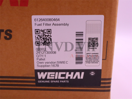 Фильтр топливный в сборе 612640080464, DHP08Q0162 WEICHAI  WP8 (оригинал) [34297]